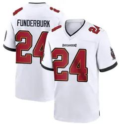 Youth Tyrek Funderburk Tampa Bay Buccaneers Jersey - White Game